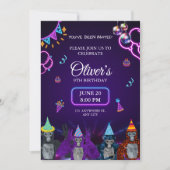 Bearbeitbare Gorilla Tag Geburtstagseinladung Einladung (Vorderseite)