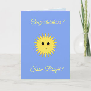 Bearbeitbare Gratulationskarte Shine Bright Karte