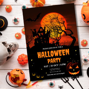 Bearbeitbare Halloween-Einladung, Halloween-Kostüm Einladung