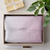(Bearbeitbare) Hellrosa-Farb-Ombre und Ihr Text Seidenpapier (Geschenk)