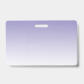 (Bearbeitbare) Hellviolette Ombre-Farbe & Ihr Text Ausweis (Rückseite)
