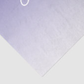 (Bearbeitbare) Hellviolette Ombre-Farbe & Ihr Text Seidenpapier (Ausschnitt)