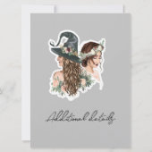 Bearbeitbare Hexachy-Brautparty-Vorschlagskarte (Rückseite)