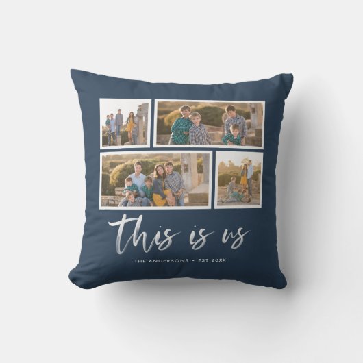 Bearbeitbare Hintergrundfarbe Dies ist die US-Foto Kissen (Vorderseite)