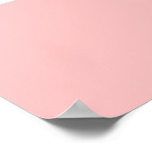 Bearbeitbare Hintergrundfarbe Monogramm FotoCollag Poster (Ecke)