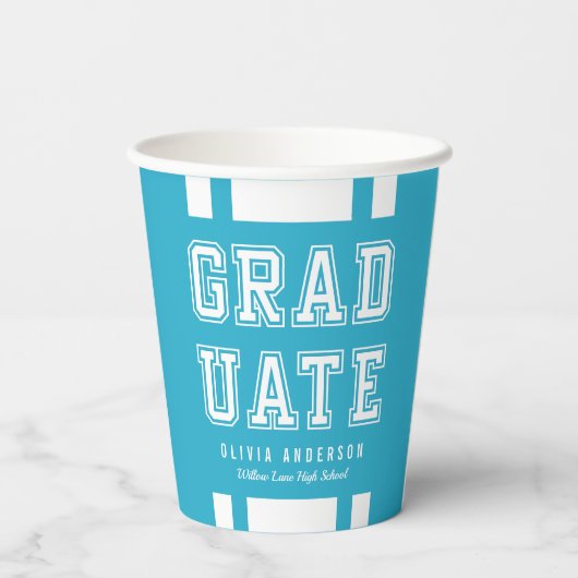 Bearbeitbare Hintergrundfarbenvielfalt Pappbecher (Rückseite)