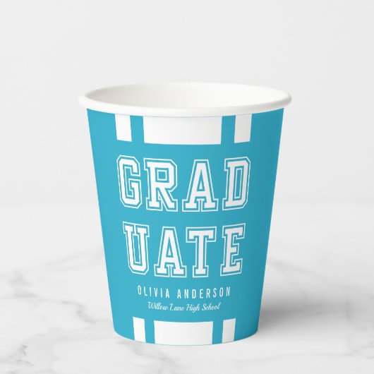 Bearbeitbare Hintergrundfarbenvielfalt Pappbecher (Vorderseite)