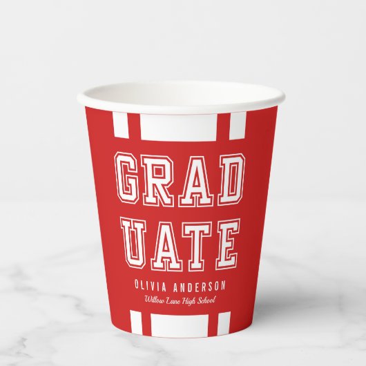 Bearbeitbare Hintergrundfarbenvielfalt Pappbecher (Vorderseite)