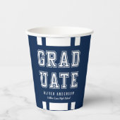 Bearbeitbare Hintergrundfarbenvielfalt Pappbecher (Vorderseite)