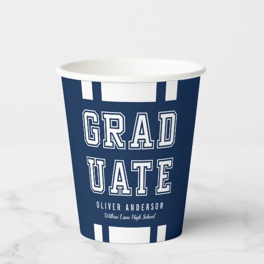 Bearbeitbare Hintergrundfarbenvielfalt Pappbecher (Vorderseite)