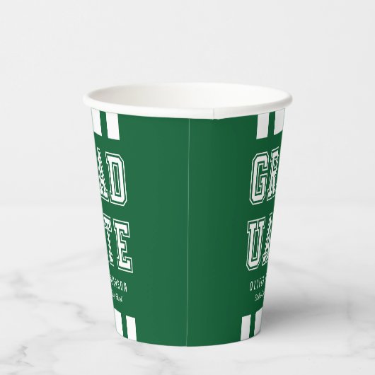 Bearbeitbare Hintergrundfarbenvielfalt Pappbecher (Rechts)