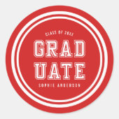 Bearbeitbare Hintergrundfarbenvielfalt Runder Aufkleber (Vorderseite)