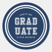 Bearbeitbare Hintergrundfarbenvielfalt Runder Aufkleber (Vorderseite)