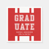 Bearbeitbare Hintergrundfarbenvielfalt Serviette (Vorderseite)