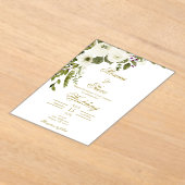 Bearbeitbare Hochzeitsvorlage Acryleinladungen (Ablage )