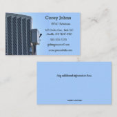 Bearbeitbare HVAC-Techniker-Visitenkarte Visitenkarte (Vorne/Hinten)