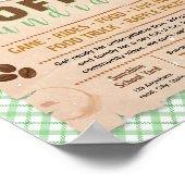 Bearbeitbare Kaffee-Spendenflyer Poster (Ecke)