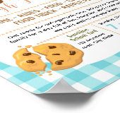 Bearbeitbare Keksteig-Fundraising-Flugblatt Poster (Ecke)