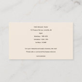 Bearbeitbare Liquidatoren und Antiquitätenhändler Visitenkarte (Rückseite)