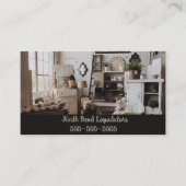 Bearbeitbare Liquidatoren und Antiquitätenhändler Visitenkarte (Vorderseite)