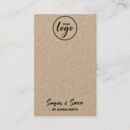 Bearbeitbare Logo-Werbekarten Visitenkarte