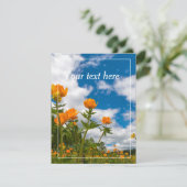 bearbeitbare Naturkarte Feiertagskarte (Stehend Vorderseite)