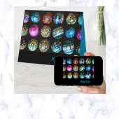 Bearbeitbare Ostereier Ostergruss Karte