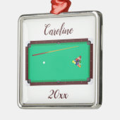 Bearbeitbare Pool-Tabelle Ornament Aus Metall (Links)