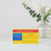 Bearbeitbare Pool-Tabelle Treuekarte (Stehend Vorderseite)