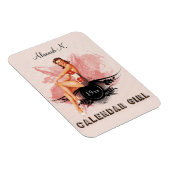 Bearbeitbare Retro-Kalenderfee Magnet (Rechte Seite)