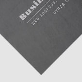 Bearbeitbare, Retro-moderne Textvorlage | Dunkelgr Seidenpapier (Ausschnitt)