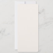 Bearbeitbare Save-the-Date-Boardingpass-Hochzeitsf Einladung (Rückseite)