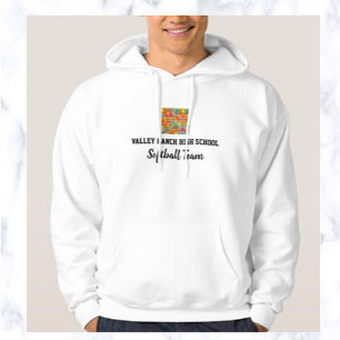 Bearbeitbare Schule oder Unternehmensteam Hoodie