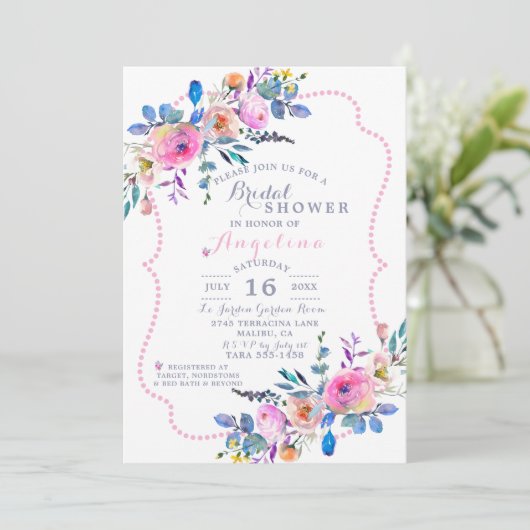 Bearbeitbare Soforteinladungen Einladung (Stehend Vorderseite)