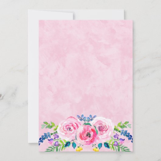 Bearbeitbare Soforteinladungen Einladung (Rückseite)