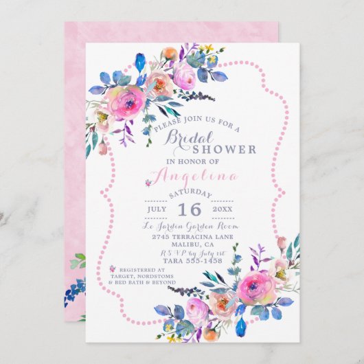 Bearbeitbare Soforteinladungen Einladung (Vorne/Hinten)