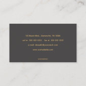 Bearbeitbare Software-Entwicklerschaltfläche Visitenkarte (Rückseite)