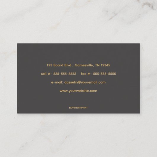 Bearbeitbare Software-Entwicklerschaltfläche Visitenkarte (Rückseite)