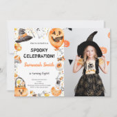 Bearbeitbare Spooky-Party-Karte Einladung (Vorderseite)