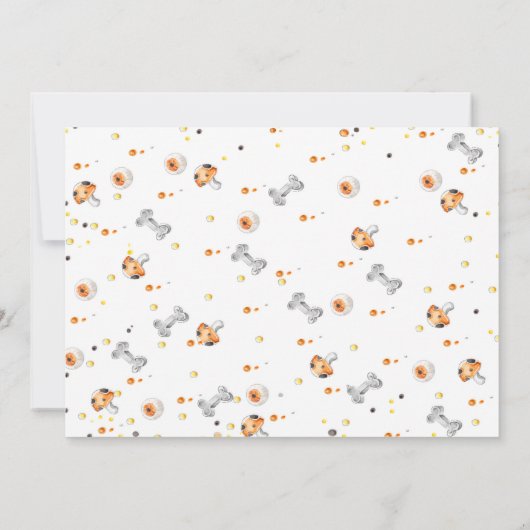 Bearbeitbare Spooky-Party-Karte Einladung (Rückseite)