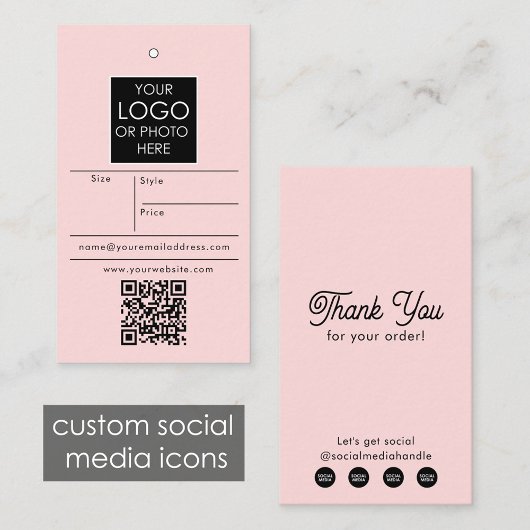 Bearbeitbare Tags des Einzelhandelspreises Kleidun