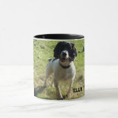 Bearbeitbare Tasse mit Foto und Text (Zentrum)