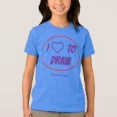 Bearbeitbare Typografie Tri-Blend Shirt (Vorderseite)