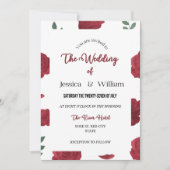 Bearbeitbare Vorlage für die Hochzeitsstiftung von (Vorderseite)