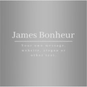 Bearbeitbare Werbevorlage für Unternehmen etc. Aufkleber (Vorderseite)