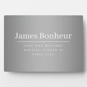 Bearbeitbare Werbevorlage für Unternehmen etc. Fotoplatte