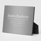 Bearbeitbare Werbevorlage für Unternehmen etc. Fotoplatte (Seite)