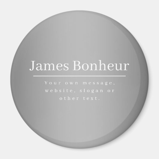 Bearbeitbare Werbevorlage für Unternehmen etc. Magnet (Vorne)