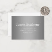 Bearbeitbare Werbevorlage für Unternehmen etc. Mitteilungskarte (Vorderseite/Rückseite Beispiel)