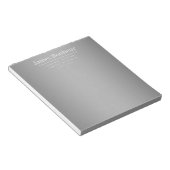 Bearbeitbare Werbevorlage für Unternehmen etc. Notizblock (angewinkelt)